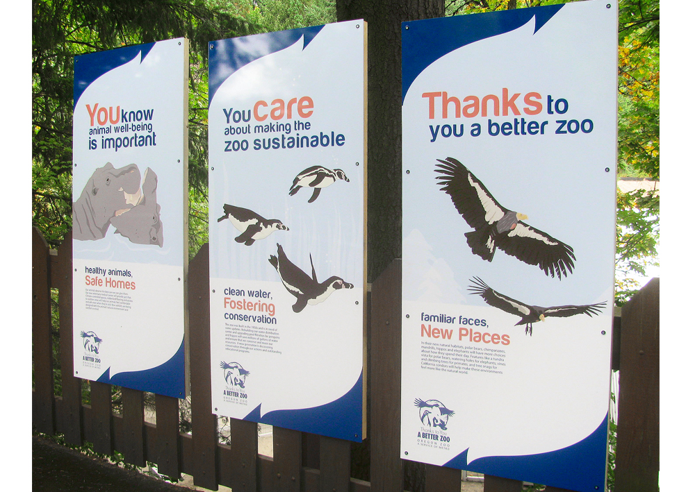 Zoo signs photo